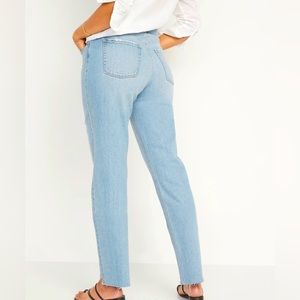Old Navy High Waisted Slouchy Straight Jeans